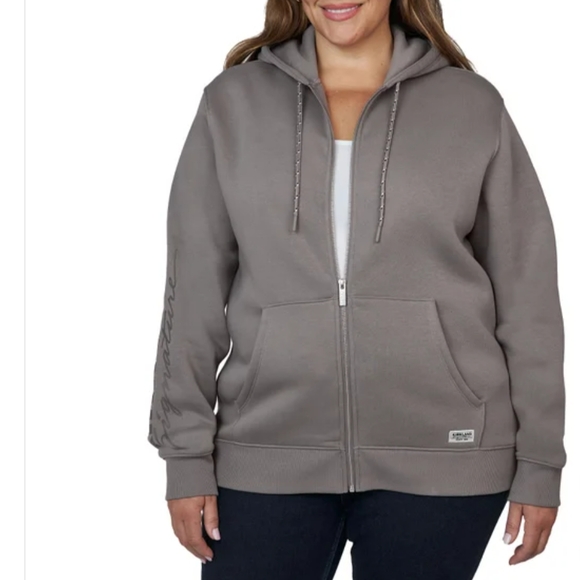 New! Gray Hoodie Sweatshirt Kirkland Signature Men/Women Size L/XL Or XL/XXL NWT - Picture 8 of 16